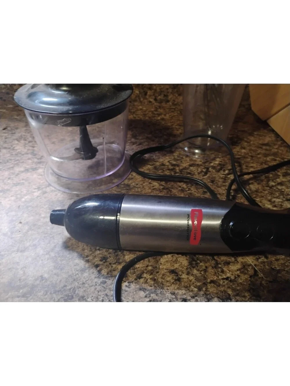 FlavorWave PowerStick Immersion Hand Blender and Food Chopper Set